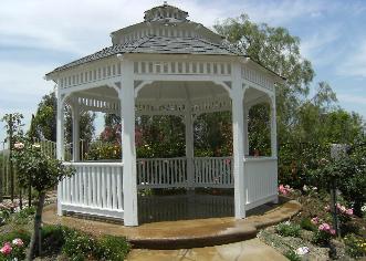 11' ft. Colonial Gazebo Custom Maid Gazebo Builders