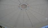 Single Solid Roof Gazebo Looking Up