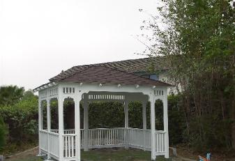 Large Opening La Jolla Cabana Square Gazebo