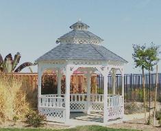 Click to Enlarge Picture Octagon Gazebo Wood