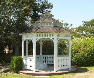 10' Solid Pagoda Roof Octagon Wood Gazebo
