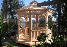 8' ft. Lattice Roof Gazebo Sale Photo