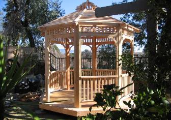 8' ft. Lattice Roof Gazebo Sale Photo