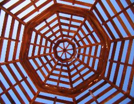 Redwood  Roof Gazebo