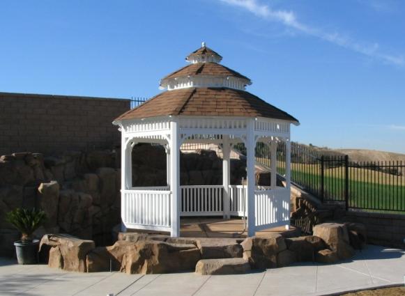 Solid Roof Gazebo Picture Gazebo Builders Southern California