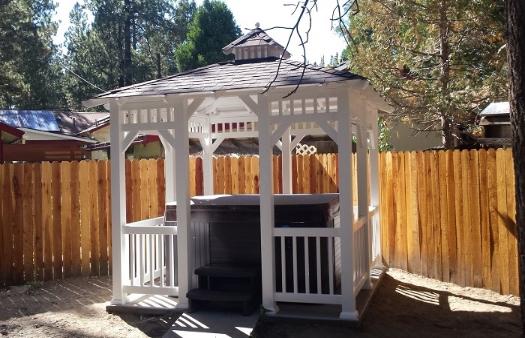 Spa Gazebo Installed Southern California