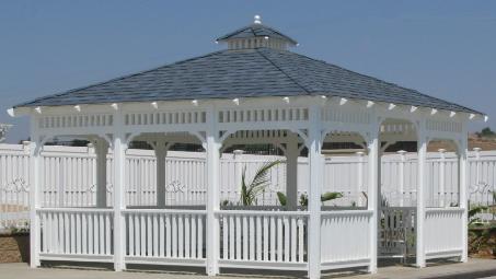 The La Jolla Square Wood Gazebo For Sale Southern California