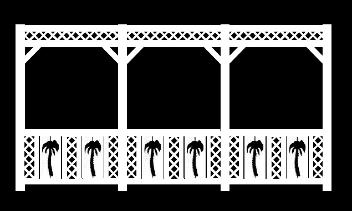 Vinyl Gazebo Wall Design 3