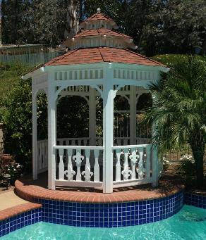 fleur de lis gazebo 9' ft.