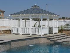 The La Jolla Square Wood Gazebo For Sale Southern California